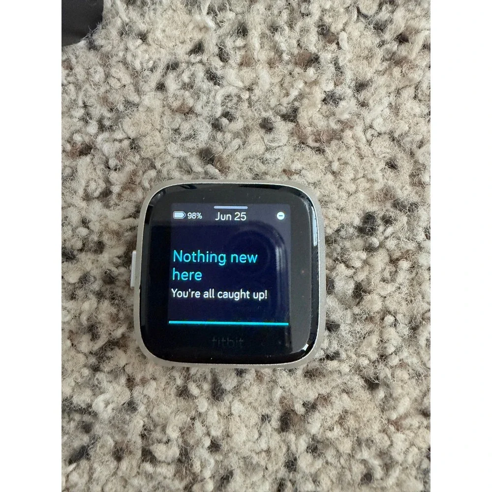 Fitbit Versa 2 Smartwatch Health Tracker with Charger - TESTED WORKS